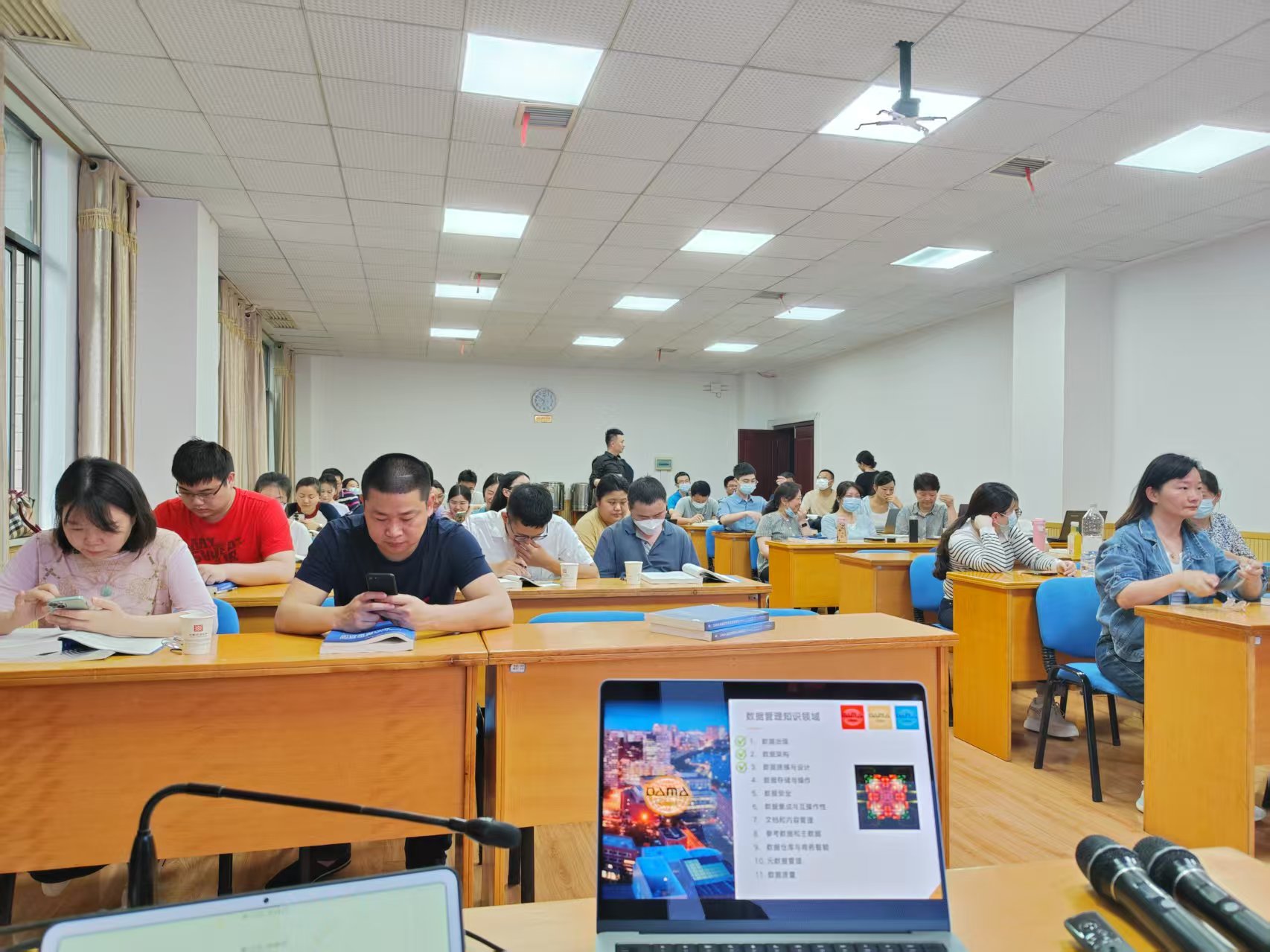 运营商培训现场